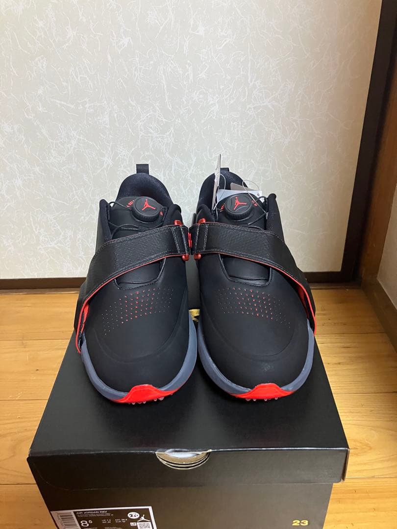 NIKE ゴルフ　ジョーダン　エア　レブ　26.5cm ブラック　インフラレッド