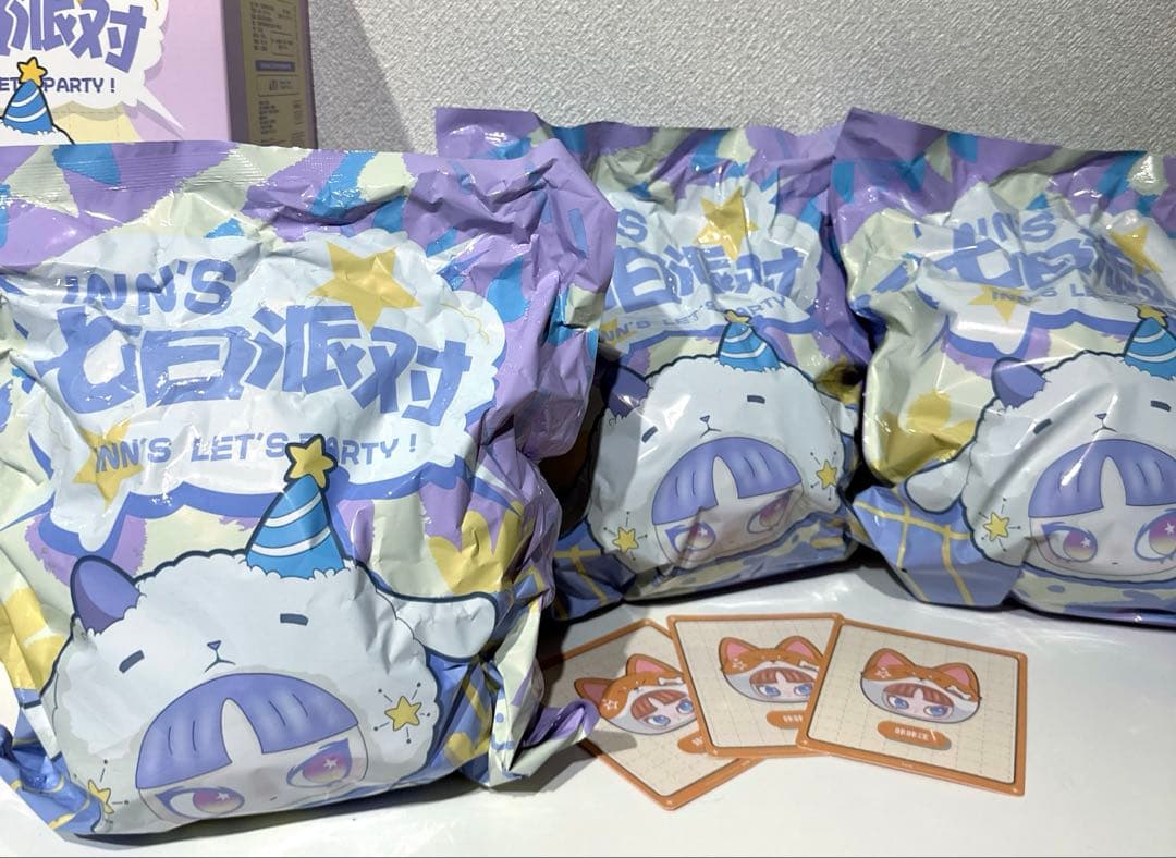 inns inn's let's party ぬいぐるみ ポーチ 犬