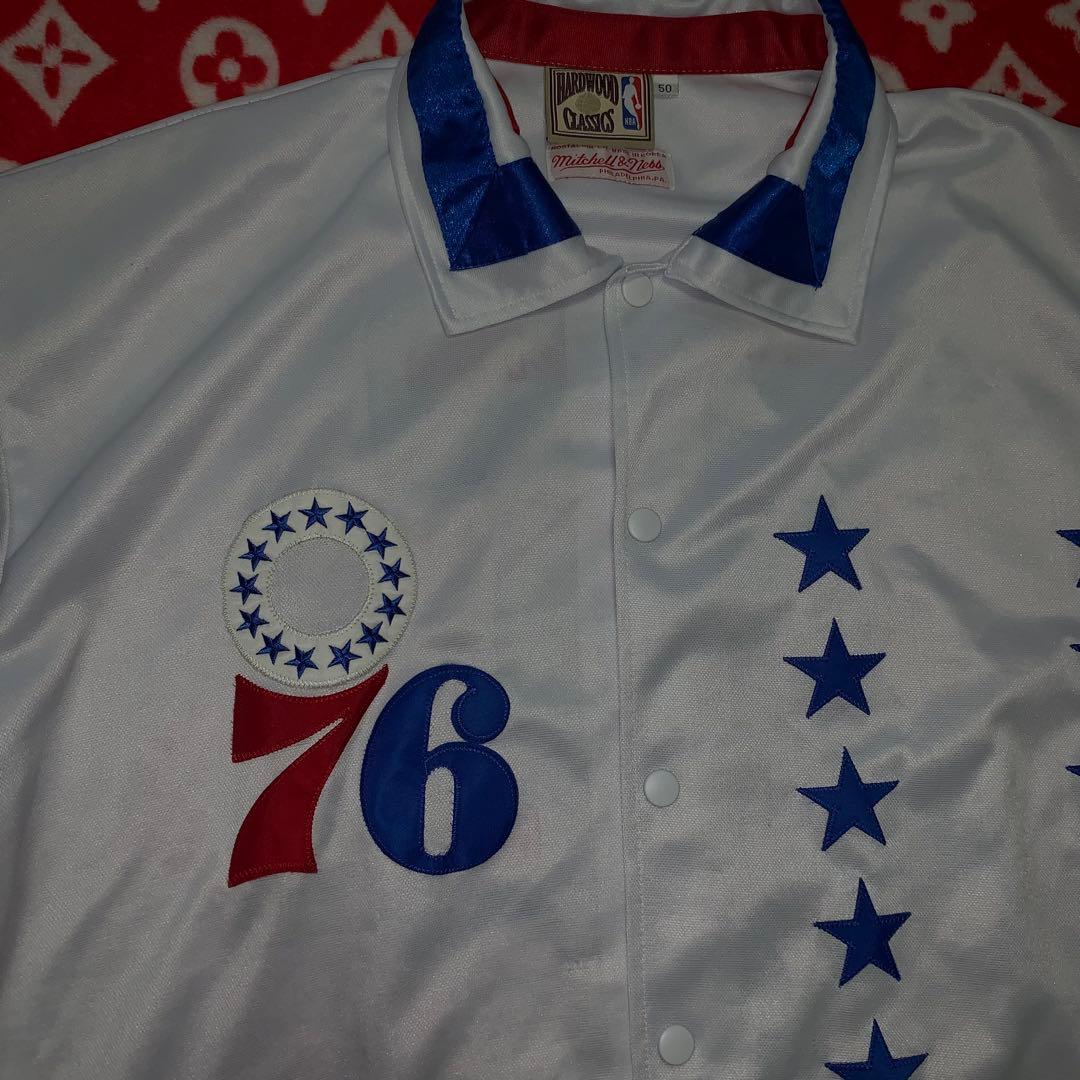 76ers シューティングシャツ　シクサーズ　SIXERS ゲームシャツ　B系