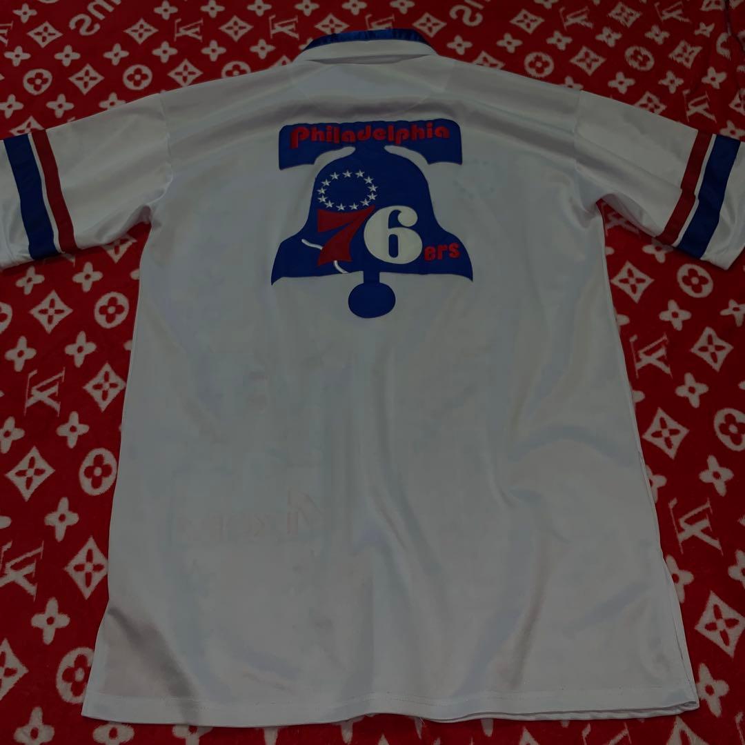 76ers シューティングシャツ　シクサーズ　SIXERS ゲームシャツ　B系