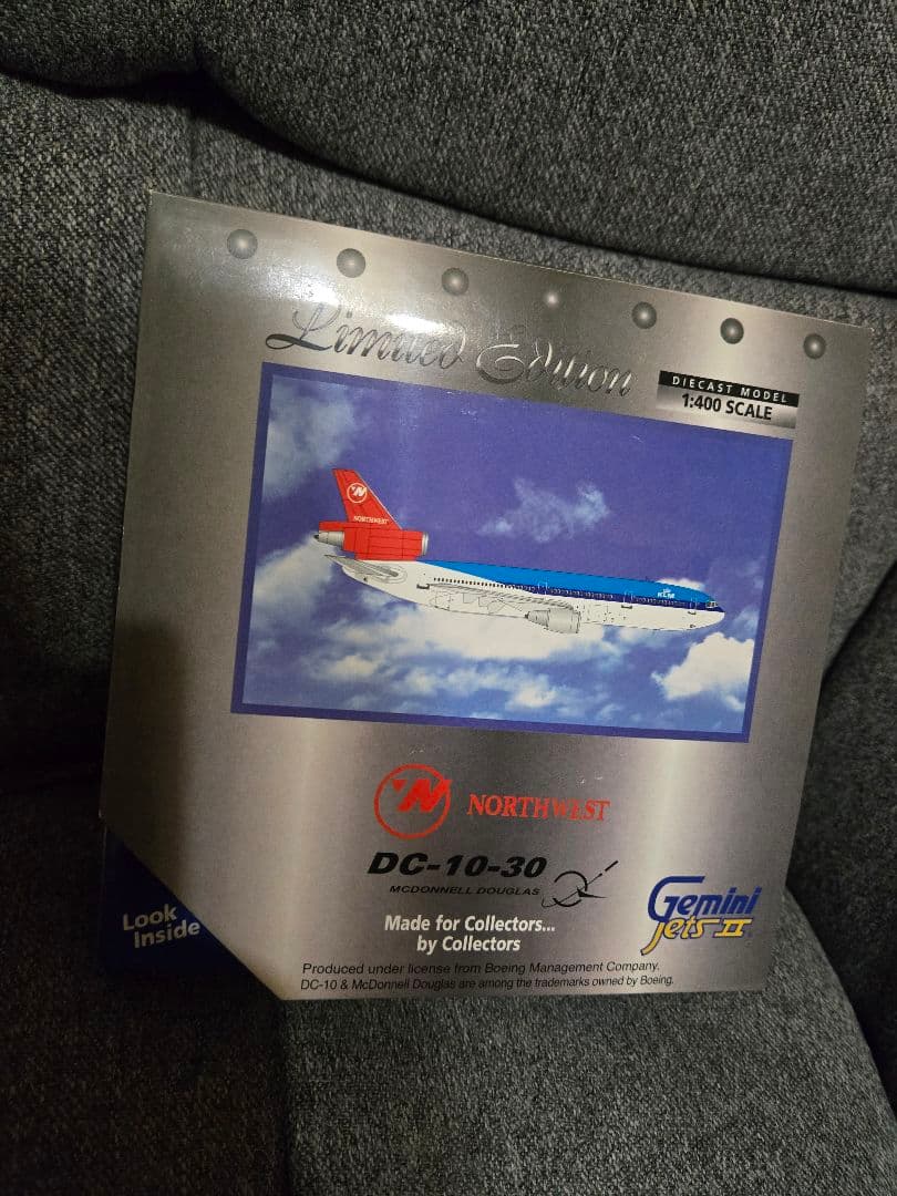 ノースウエスト KLM ハイブリッド塗装 DC-10-30 1/400