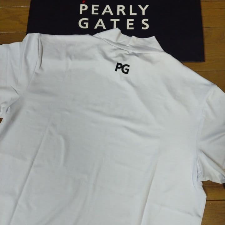 ⭐新品⭐パーリーゲイツ⭐長袖モック⭐白⭐メンズ⭐Lサイズ⭐