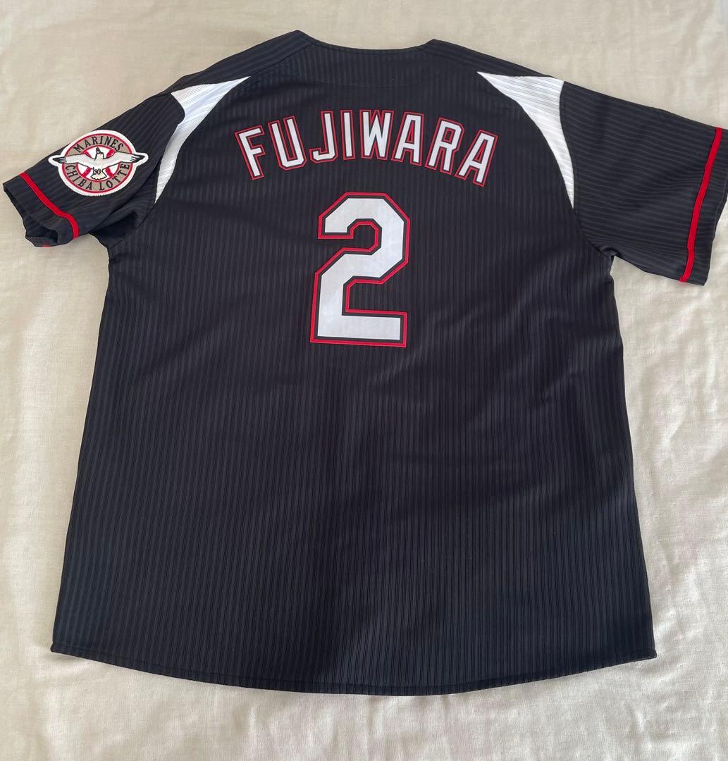 千葉ロッテマリーンズ 藤原恭大選手 マジェスティック製ビジターユニ Lサイズ