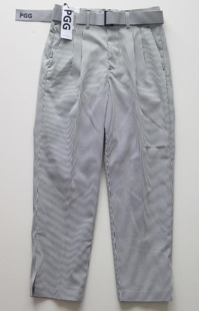 新品【PGG×Lee】前代未聞無縫製圧着ストライプパンツ 0(w70-73)