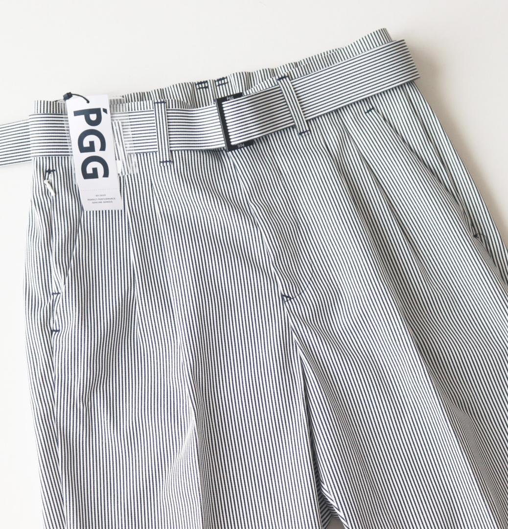 新品【PGG×Lee】前代未聞無縫製圧着ストライプパンツ 0(w70-73)
