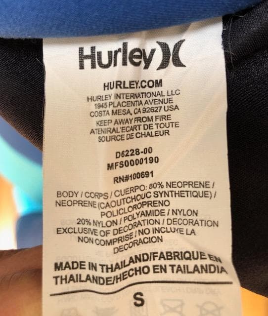 Hurley ハーレー Fusion 302 Fullsuitウェットスーツ