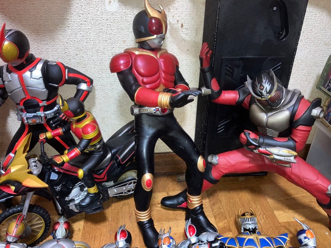 仮面ライダー特大フィギュア　ジャンク品　17体セット　個売り要相談