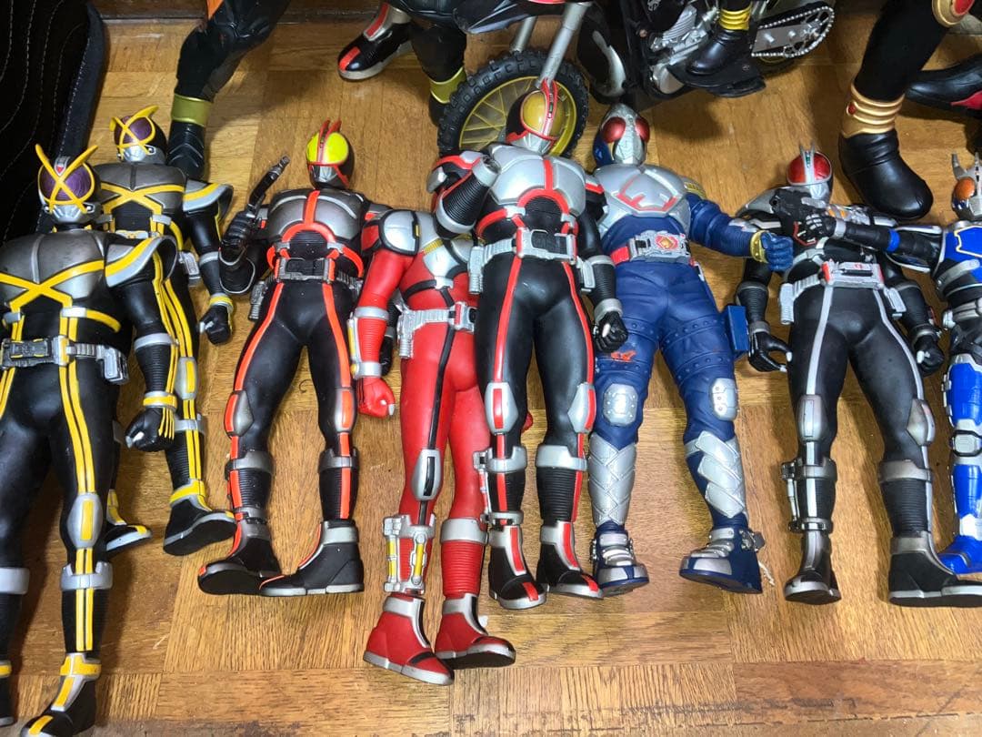仮面ライダー特大フィギュア　ジャンク品　17体セット　個売り要相談