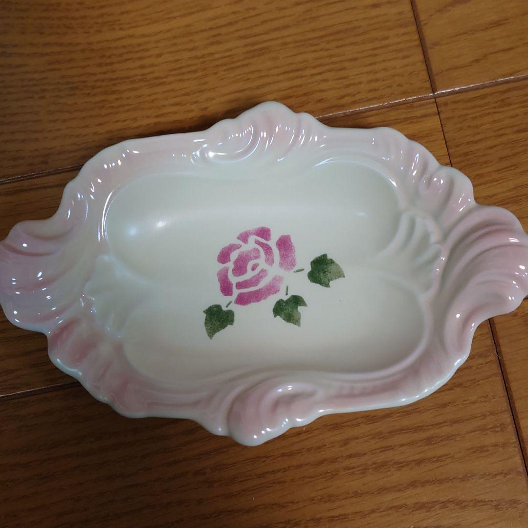 マニーmany ローズ 皿 3枚