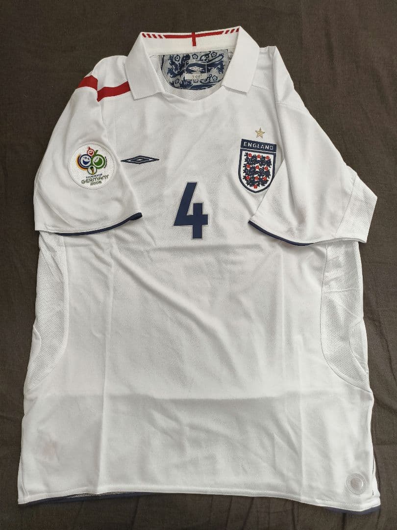 新品　ジェラード　ユニフォーム　2XL　イングランド代表　半袖　リバプール