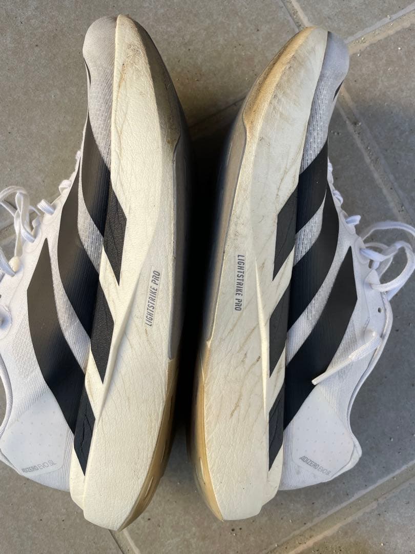 adidas adizero evo SL 28cm ホワイト