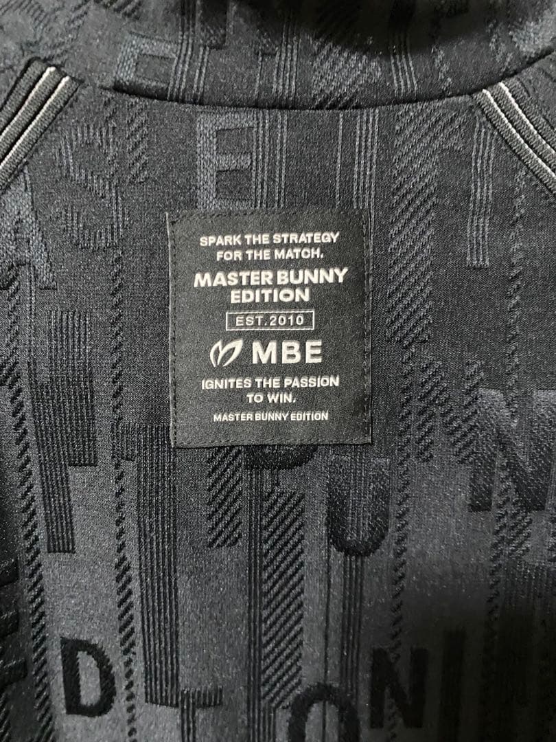 MASTER BUNNY ハイネック 半袖Tシャツ 総柄 ブラック 4