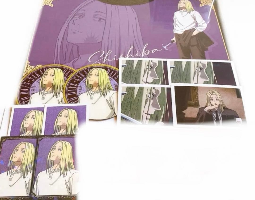 サカデイ 神々廻 AMOCAFE 缶バッジ ビジュアルカード レア 特典