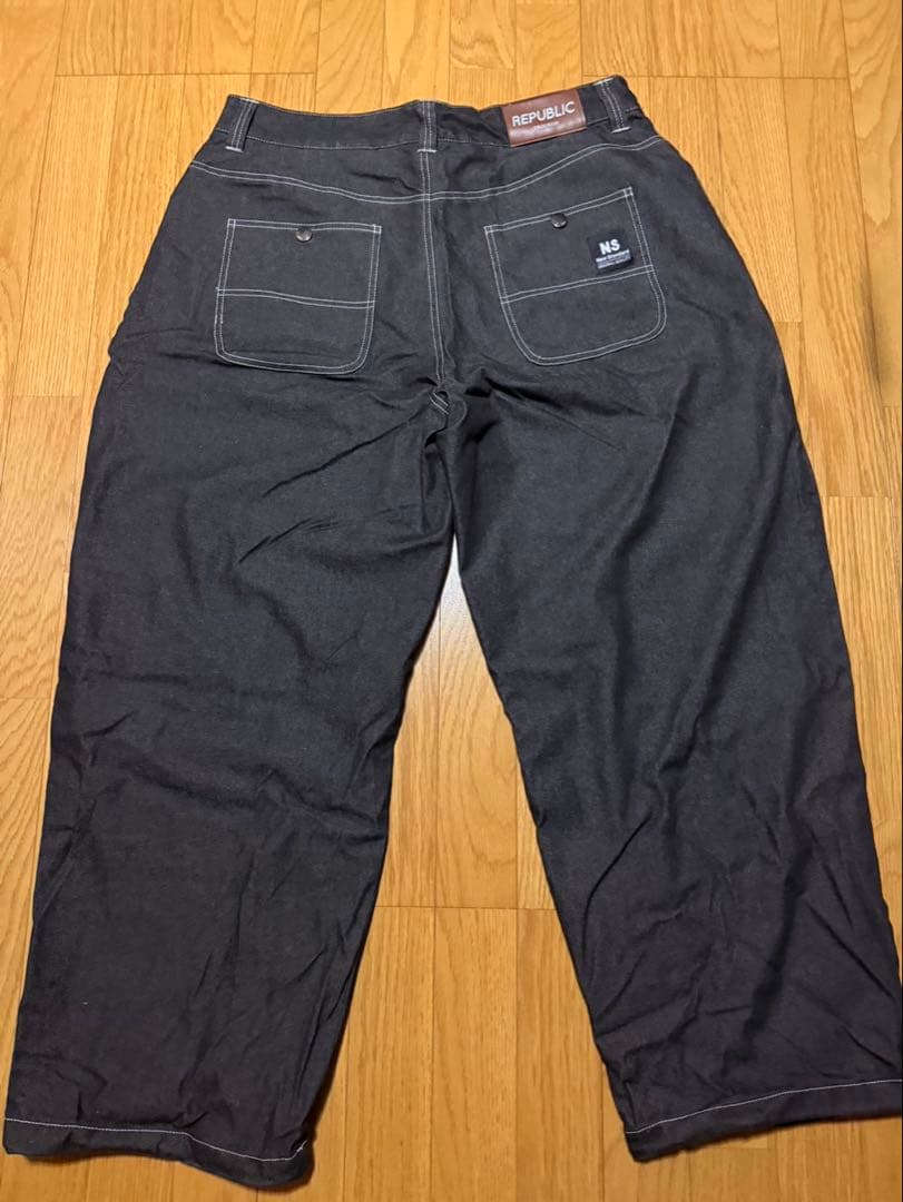 REPUBLIC 24-25 スノボウェアージャケット 黒 XL 上下セット