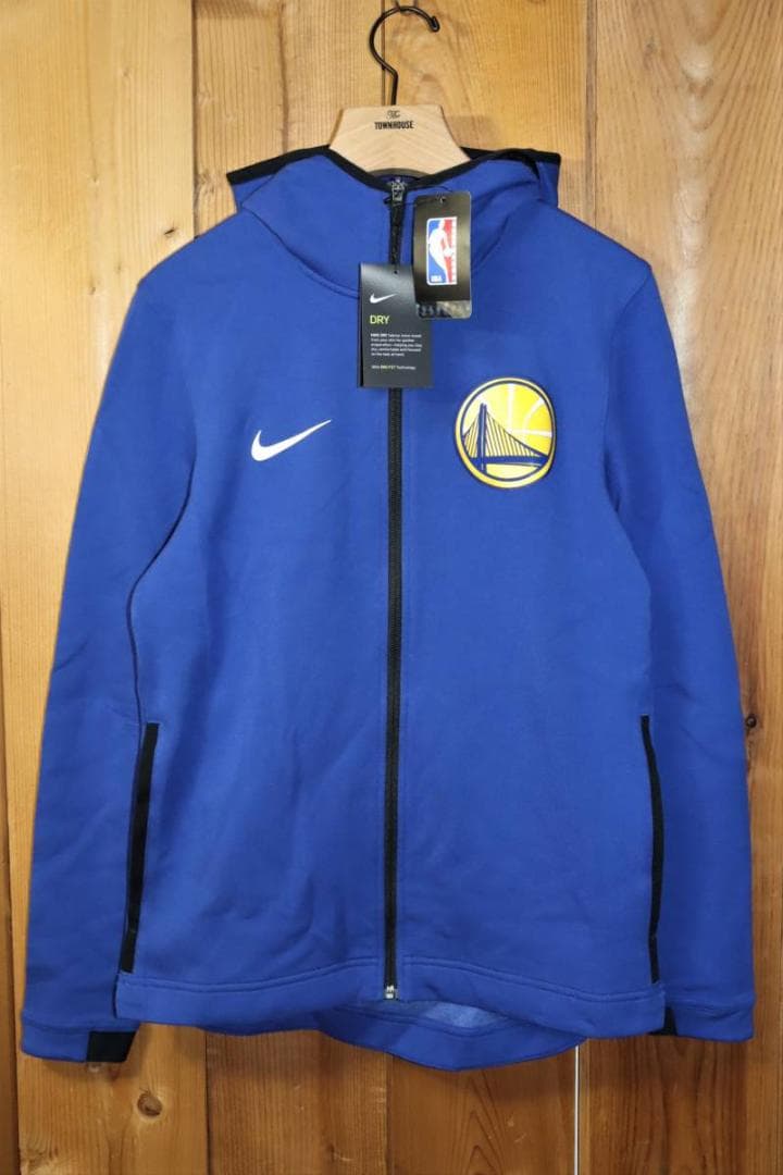 新品ナイキ NBA ゴールデンステート ウォリアーズ ジップ パーカー (S)Ⓗ