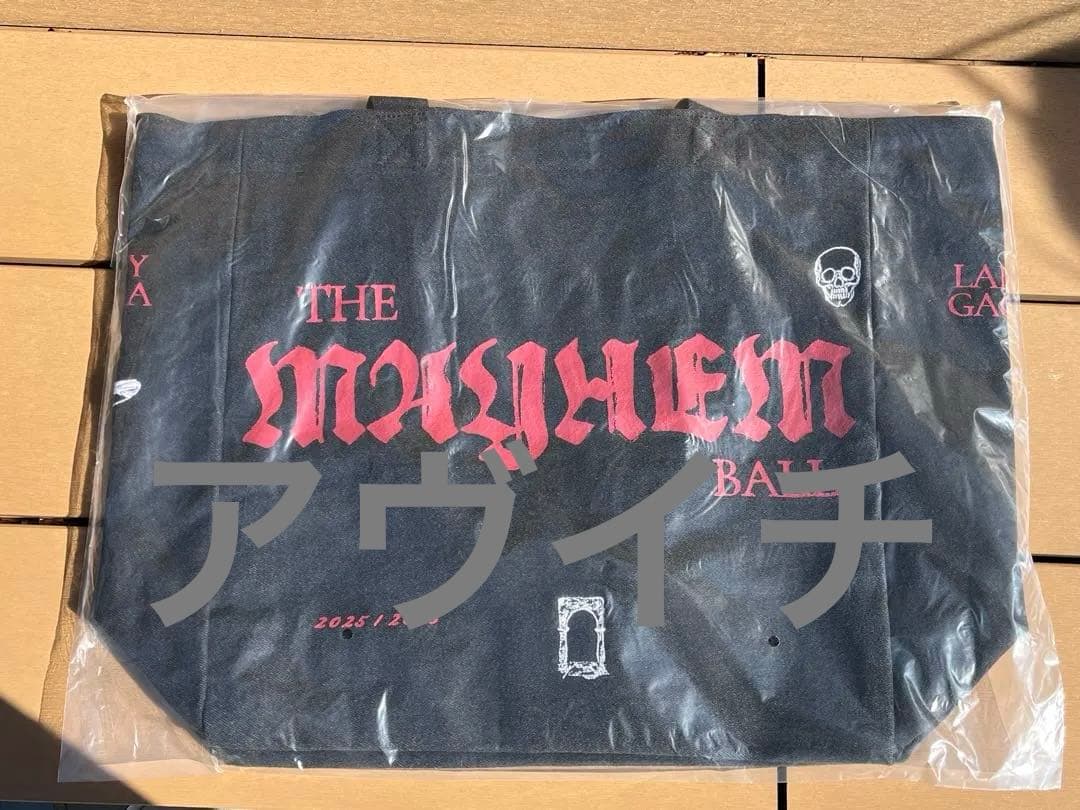 【未開封品】LadyGaga レディガガ MAYHEM トートバッグ黒