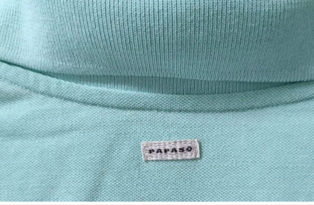 【美品】パパスプラス PAPAS＋ ポロシャツ M