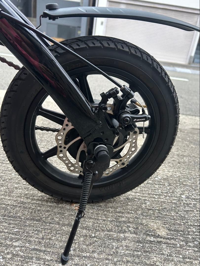 ほぼ新品RICH BIT CITY アシスト　ブラック電動自転車　ナンバー不要