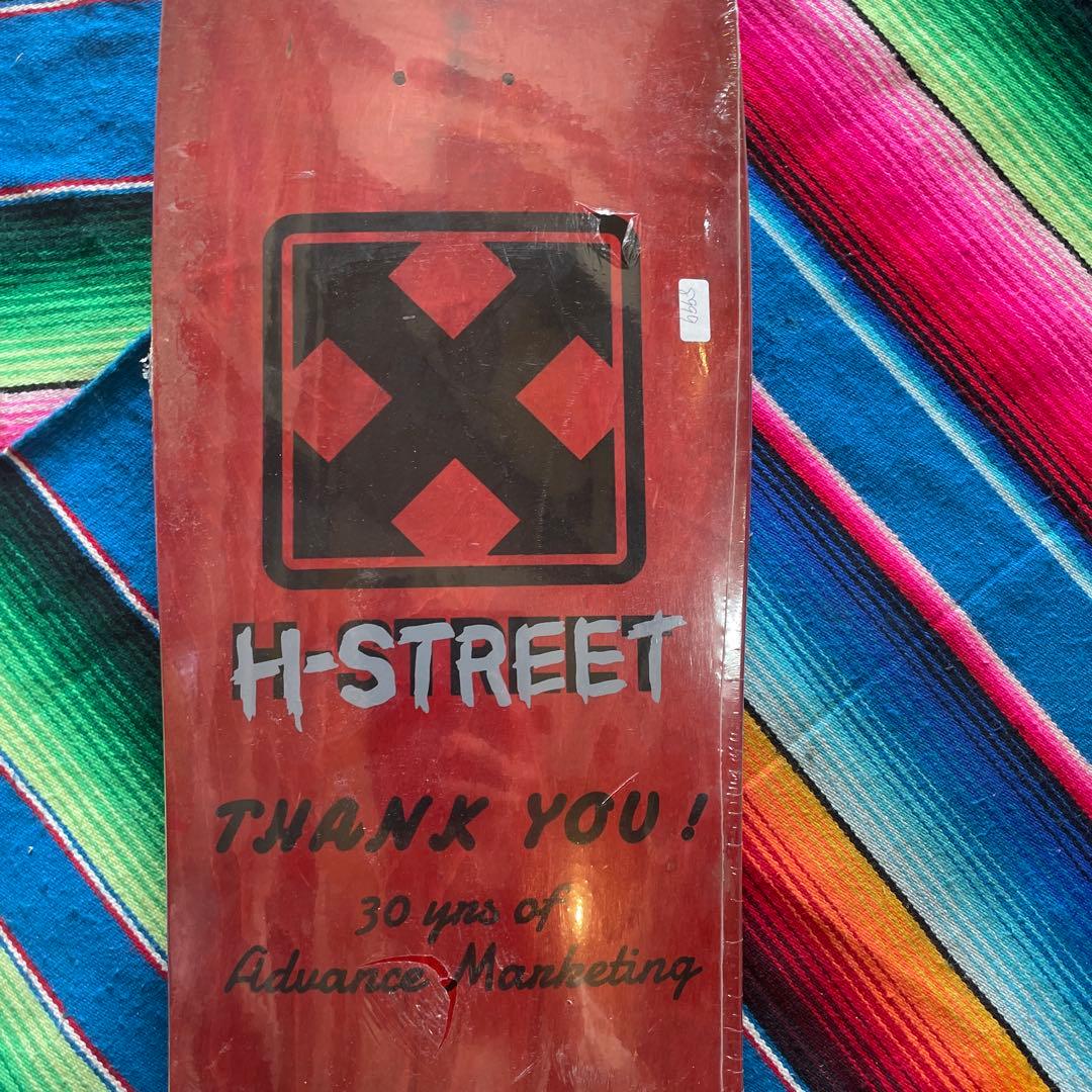 H-STREET 30周年記念スケボーデッキ　9×32.75定価¥16500