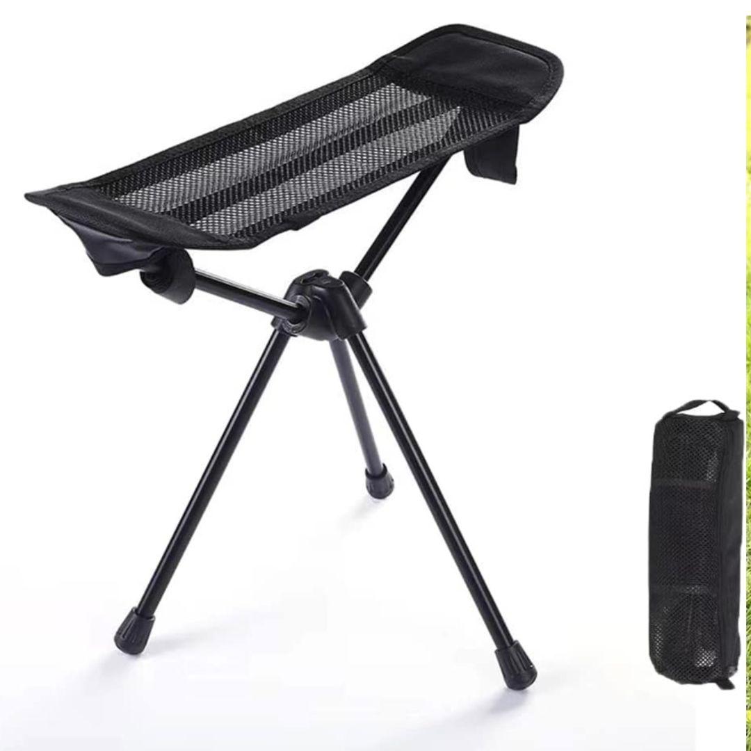 アウトドアチェアとフットレストのセット出品