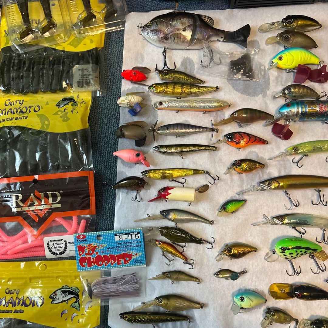バス釣り引退セットです