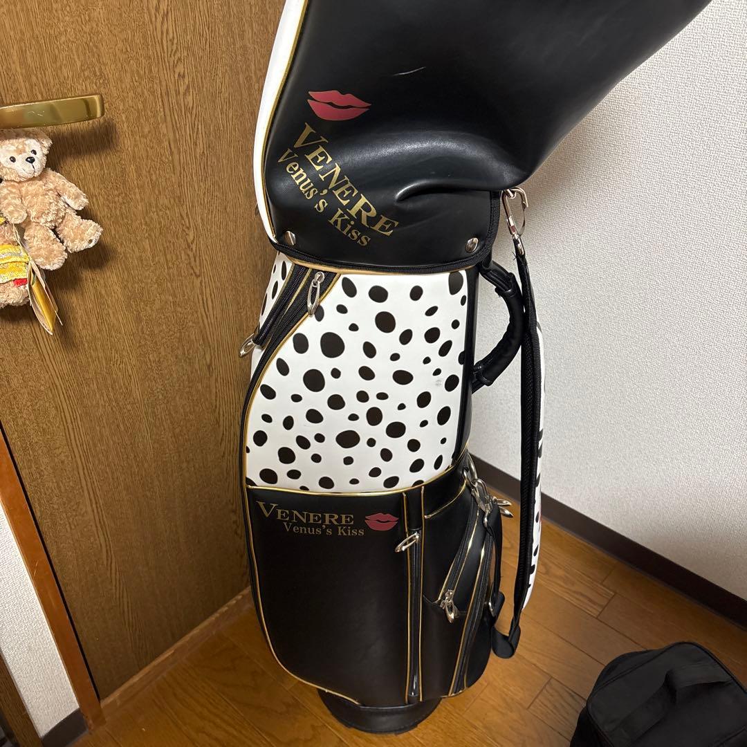 ゆさんVENERE ドット柄 ゴルフバッグ