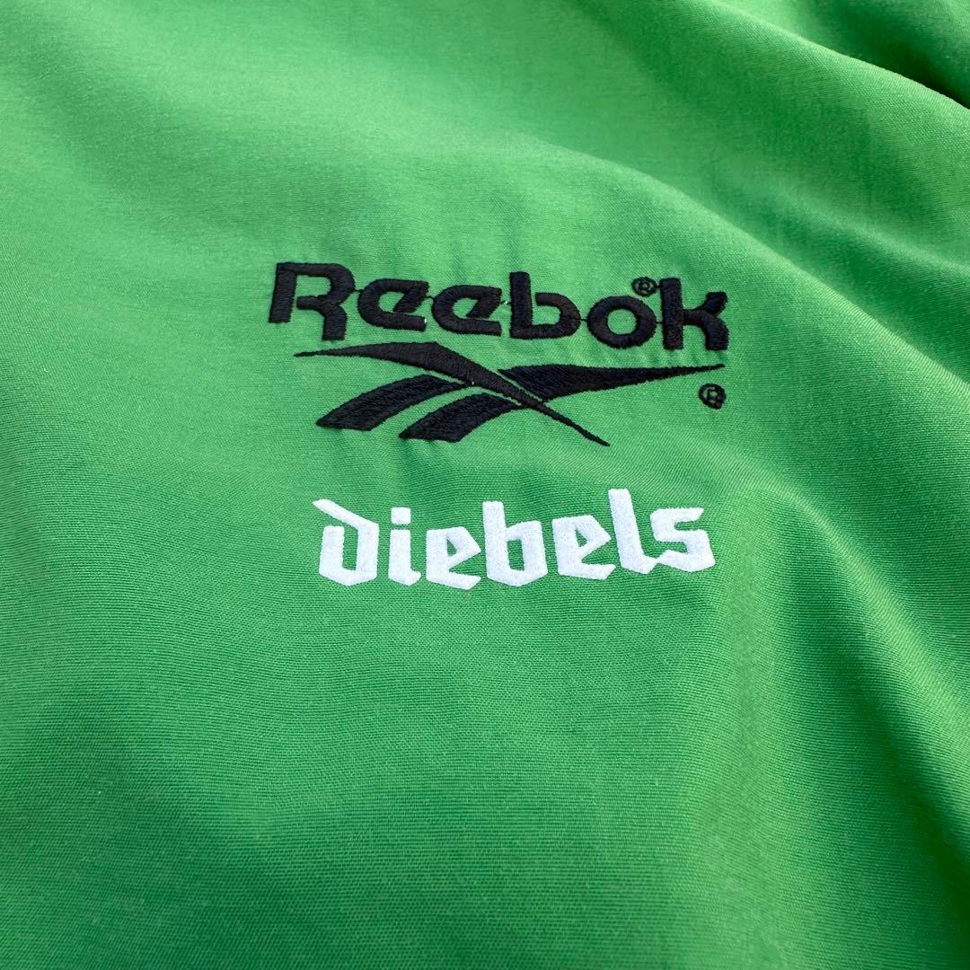 90s 希少 Reebok ボルシアMG トラックジャケット 刺繍ロゴ 古着