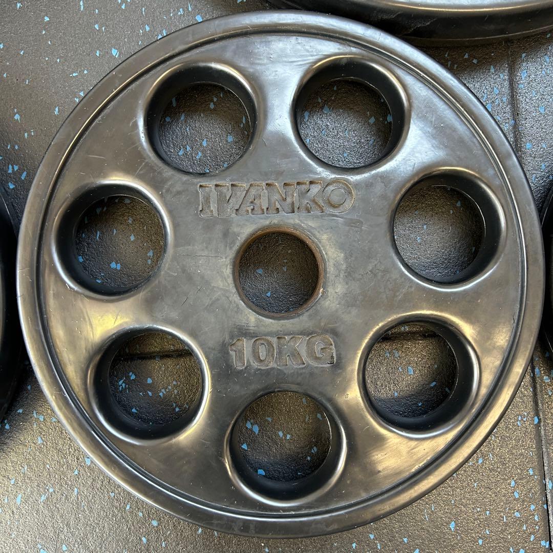 IVANKO イヴァンコ　オリンピックラバープレート 107.5kgセット