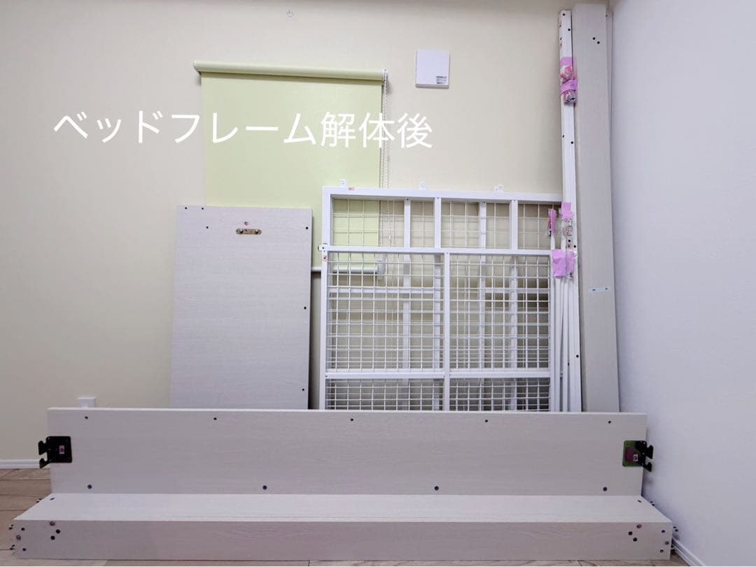 【値下げします‼︎】シングルサイズ ロフトベッド 収納付き