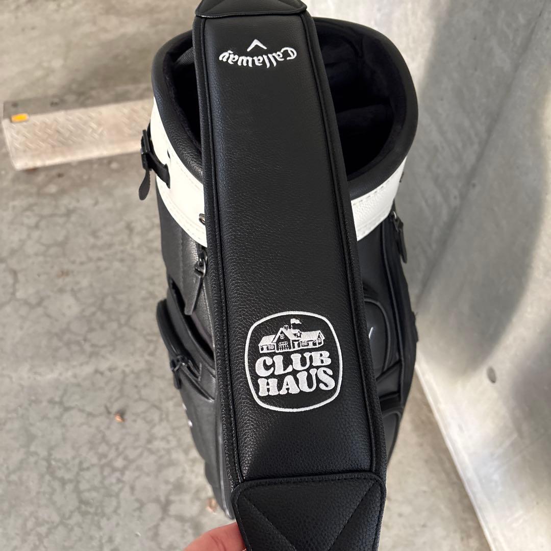 Callaway Elyte クラブハウス　コラボゴルフバッグ 黒白