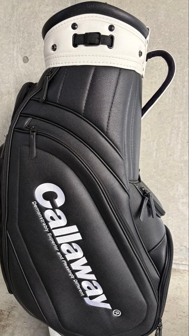 Callaway Elyte クラブハウス　コラボゴルフバッグ 黒白