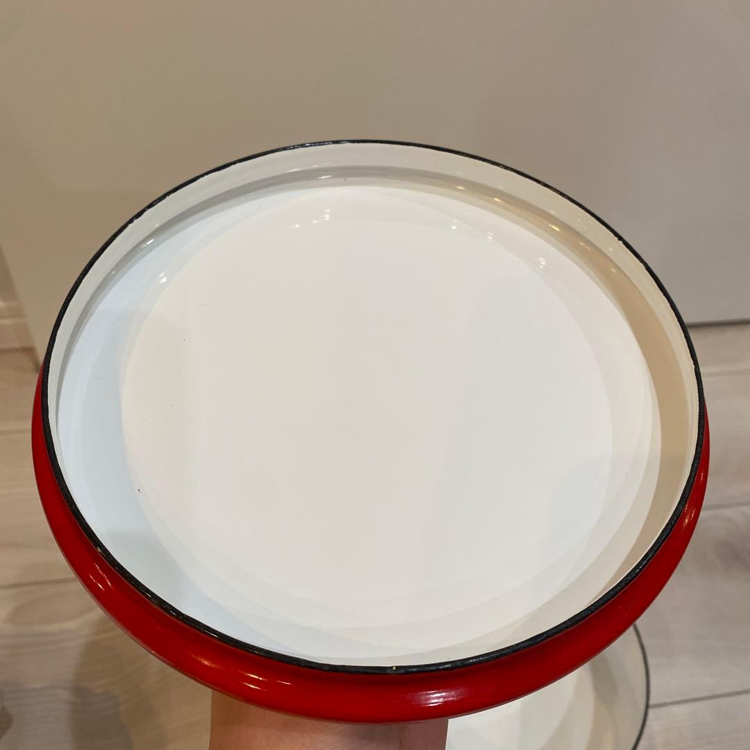 DANSK ダンスク　赤　両手鍋　19㎝