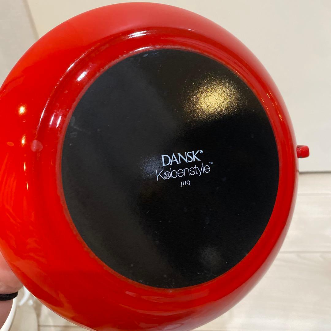 DANSK ダンスク　赤　両手鍋　19㎝