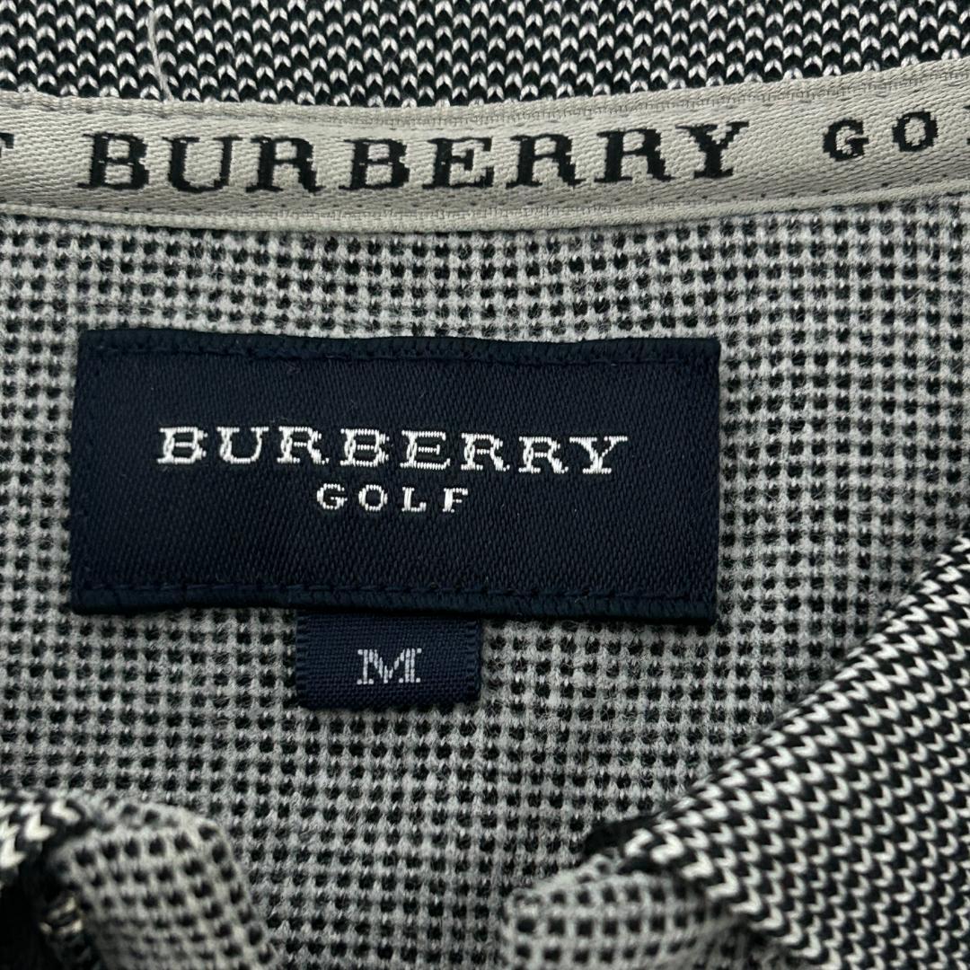 【BURBERRY GOLF 】グレー 長袖ポロシャツ M