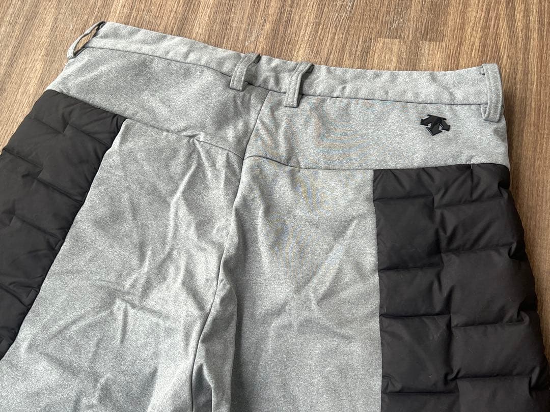 DESCENTE デサント　ダウンパンツ　O/85 ブラックxグレー