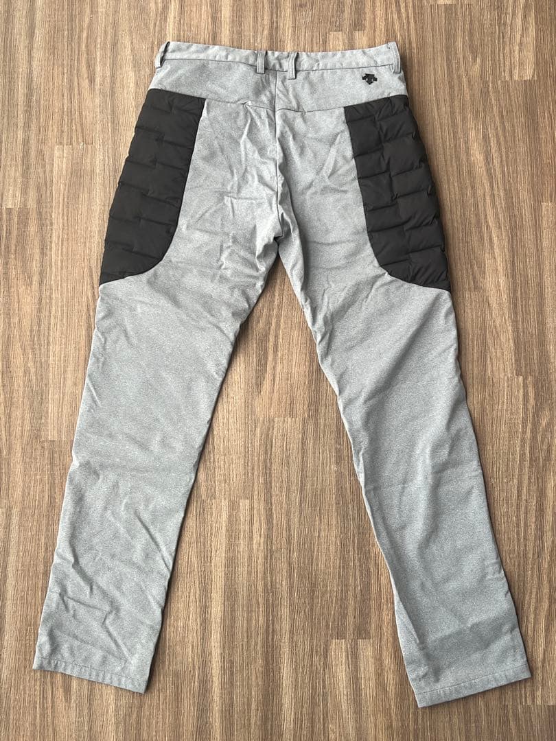 DESCENTE デサント　ダウンパンツ　O/85 ブラックxグレー