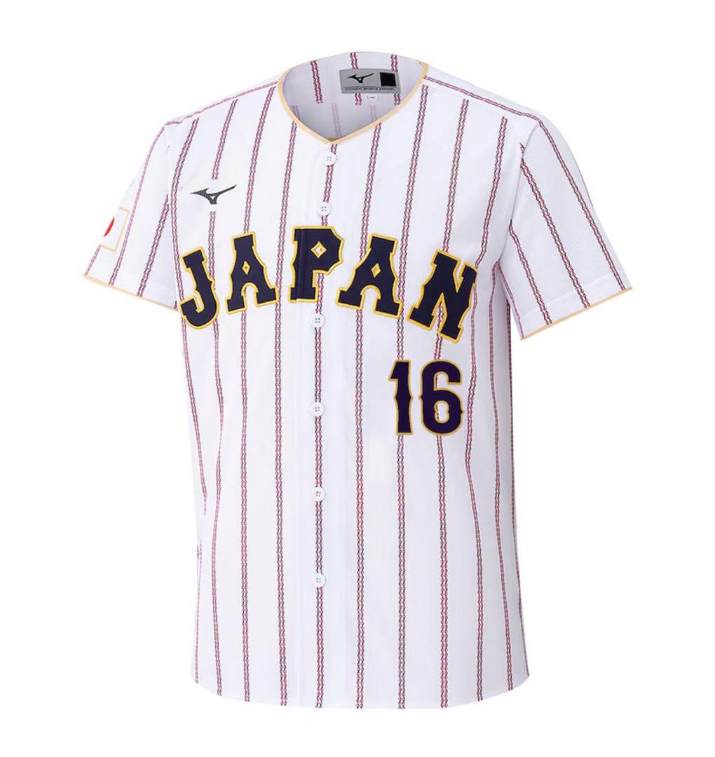 WBC 侍ジャパン日本代表 ユニフォーム ホーム Lサイズ #16 大谷翔平