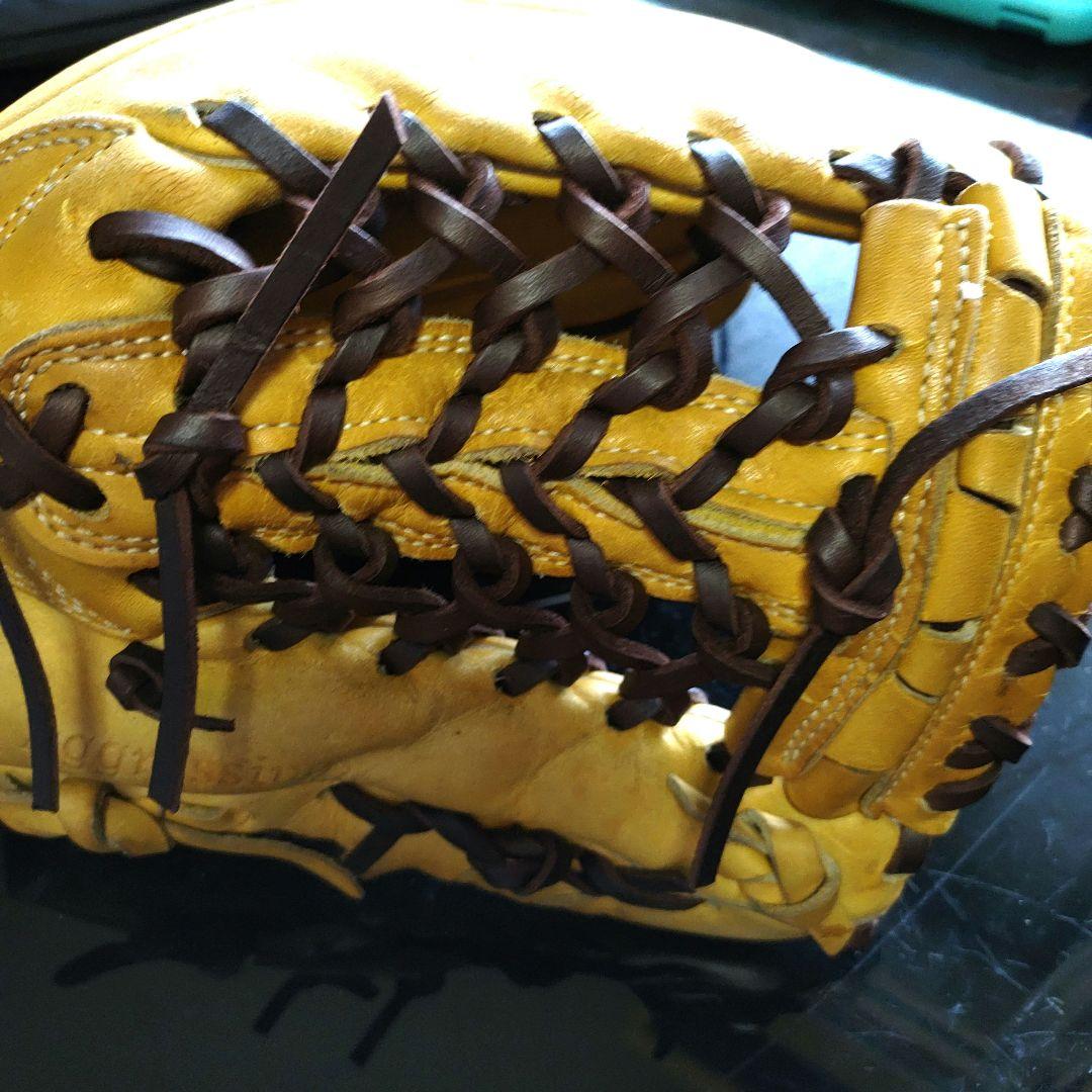 Slugger 硬式グローブ イエロー 外野手用