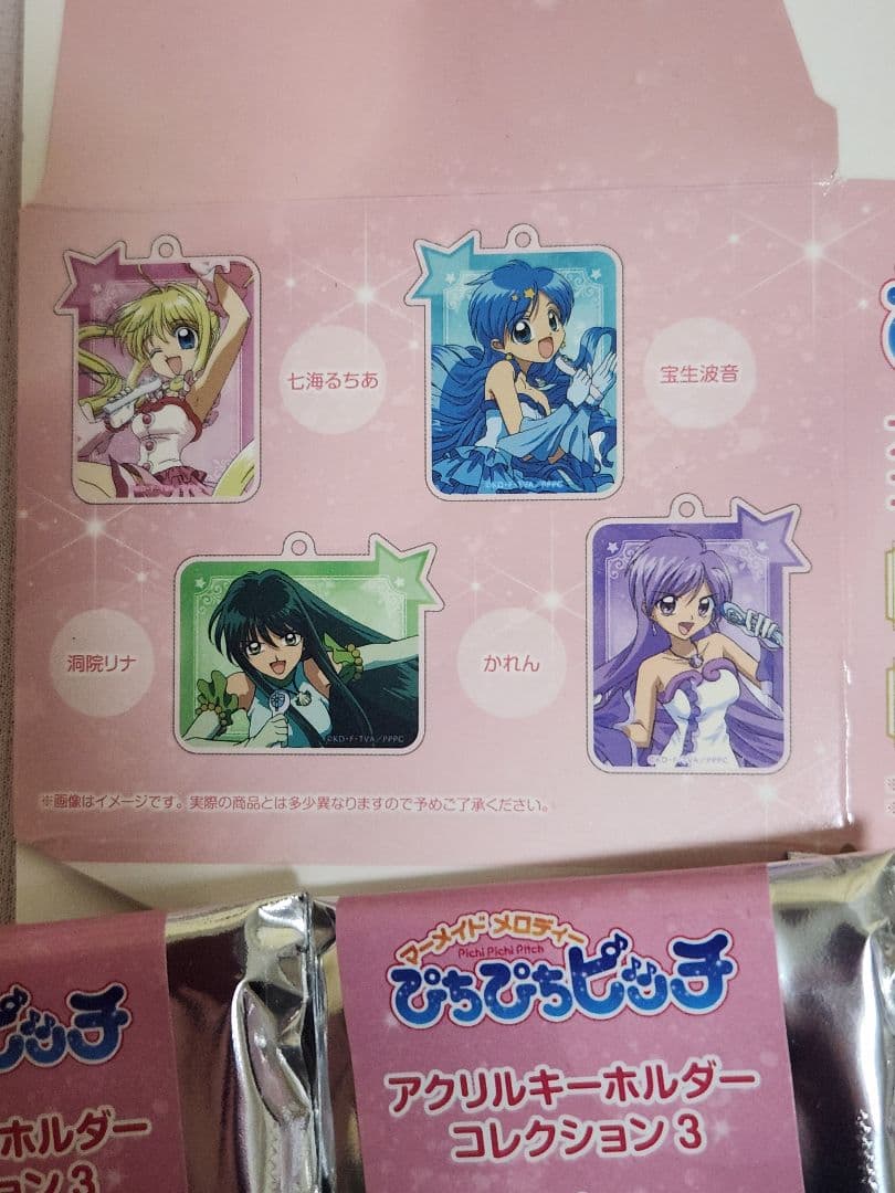 ぴちぴちピッチ　アクリルキーホルダー　アクキー　るちあ　波音　リナ　かれん
