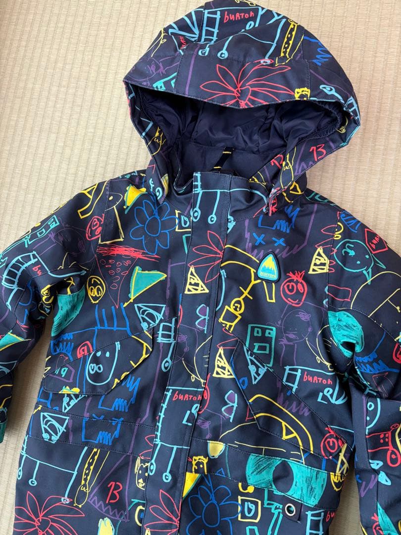 【BURTON バートン】 キッズ スノーボードウェア つなぎ 4T 100cm