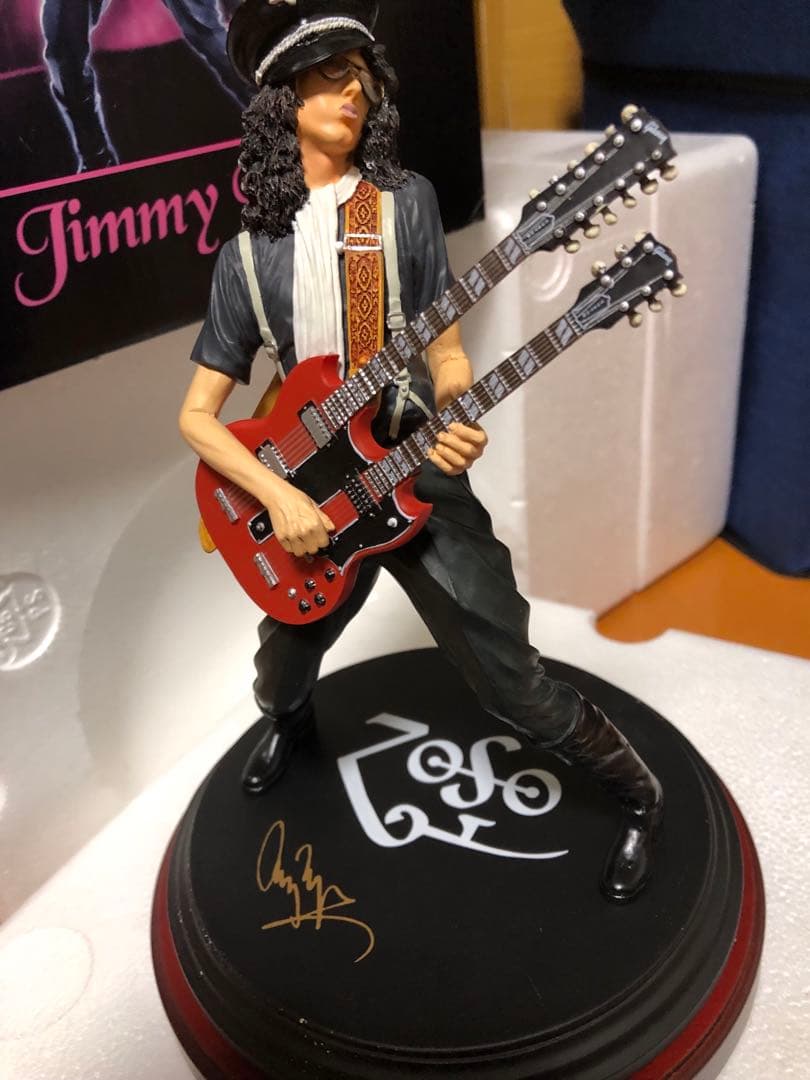 ジミーペイジ フィギュア KnuckleBonz jimmy pageスタチュー