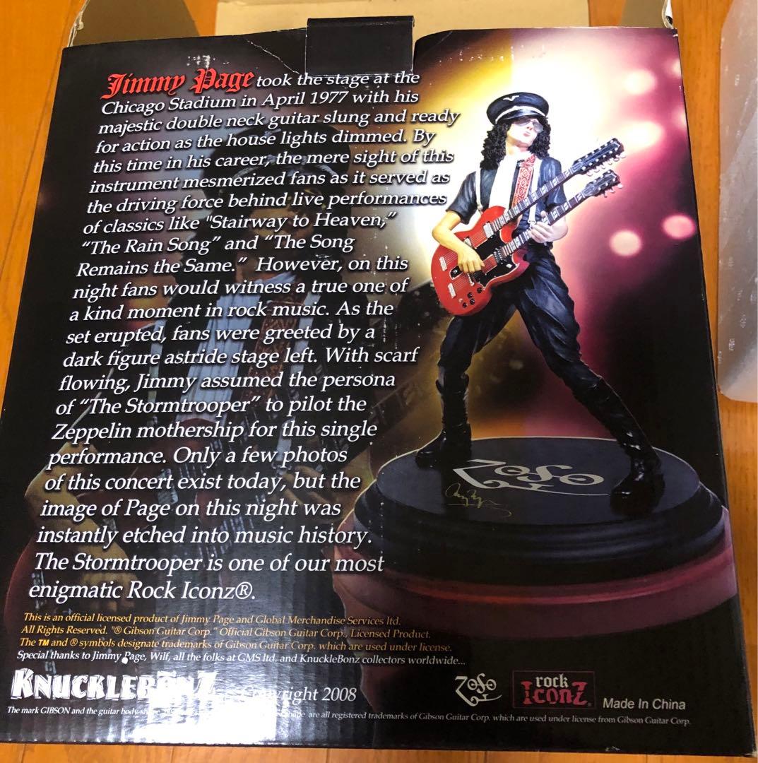 ジミーペイジ フィギュア KnuckleBonz jimmy pageスタチュー