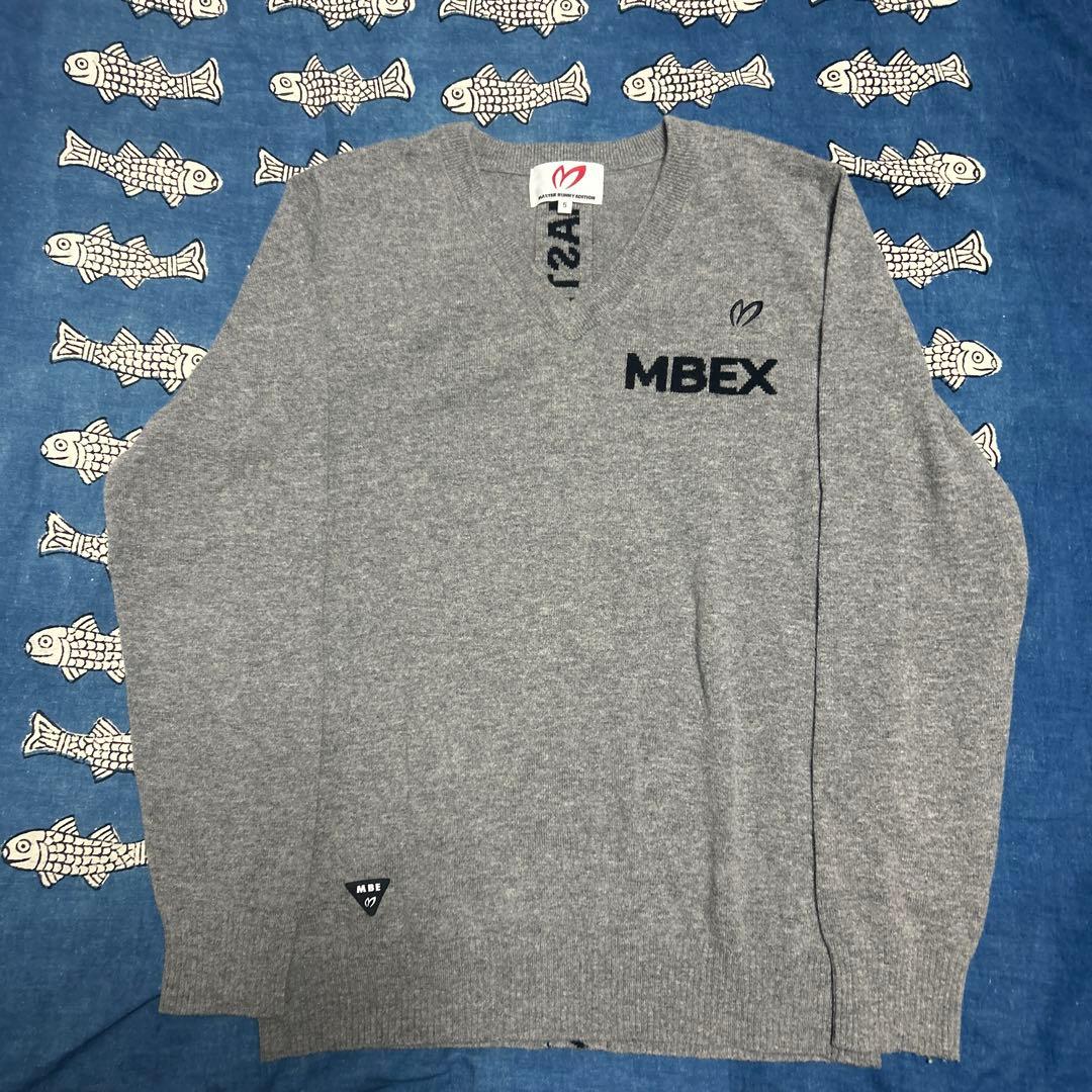 MASTER BUNNY EDITION MBEX セーター サイズ5 グレー