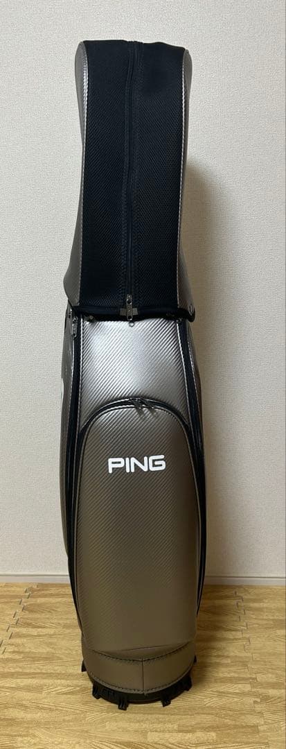 PING キャディバッグ CB-U2502 ソフト ガンメタ 9.5型