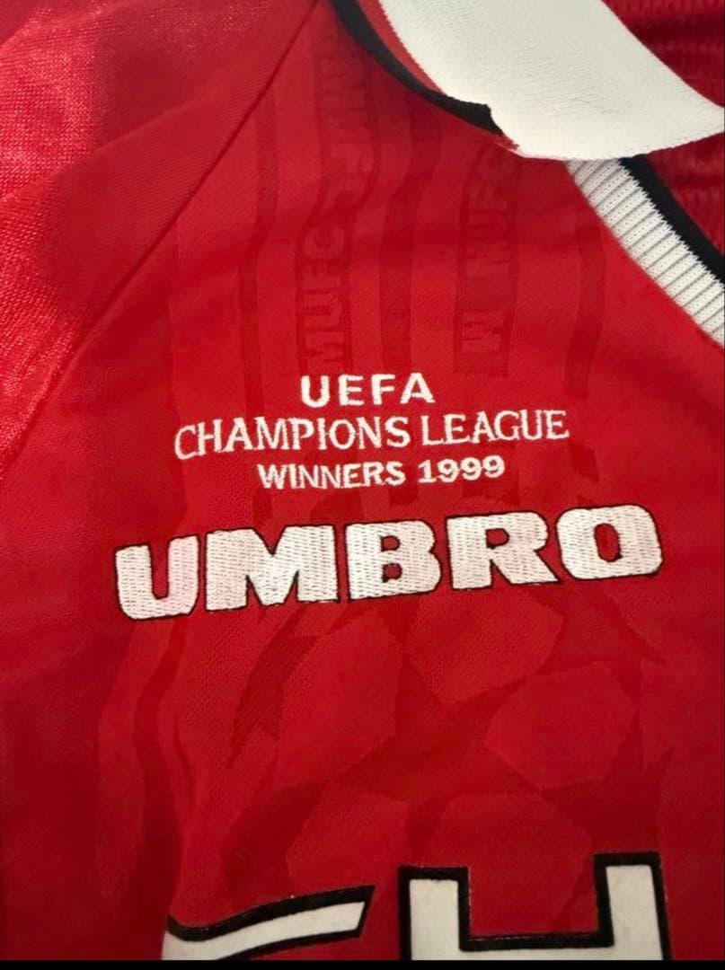 正規品マンチェスターユナイテッド1998/99 UCL