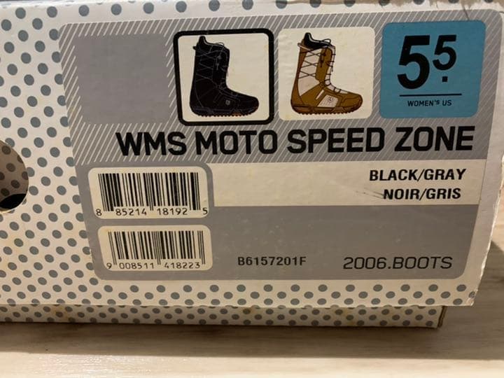 BURTON スノーボードブーツ 22.5cm moto speed zone