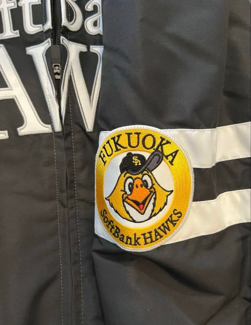 Softbank HAWKS グラウンドコート　ジャンパー　ホークス