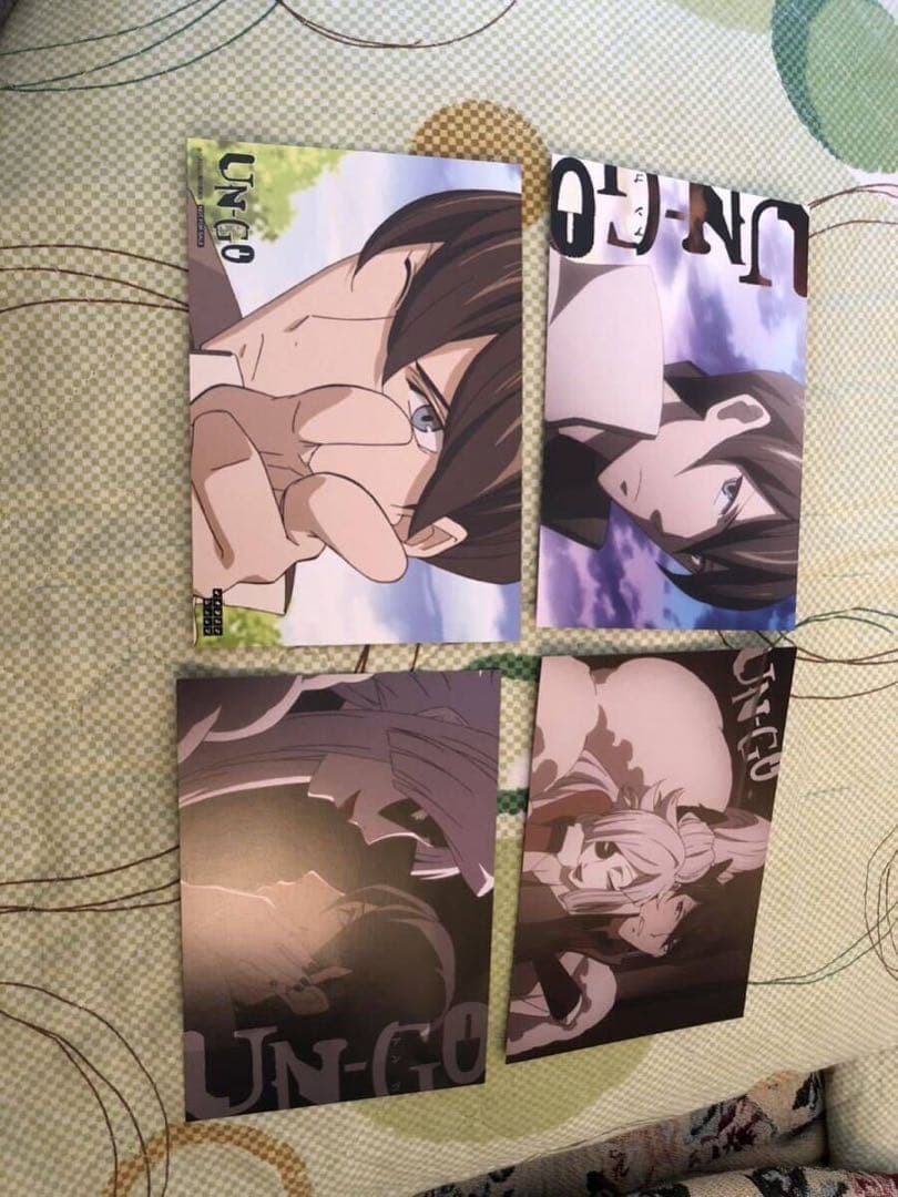 UN-GO Blu-ray DVD 購入特典両面イラストカード フルコンプ