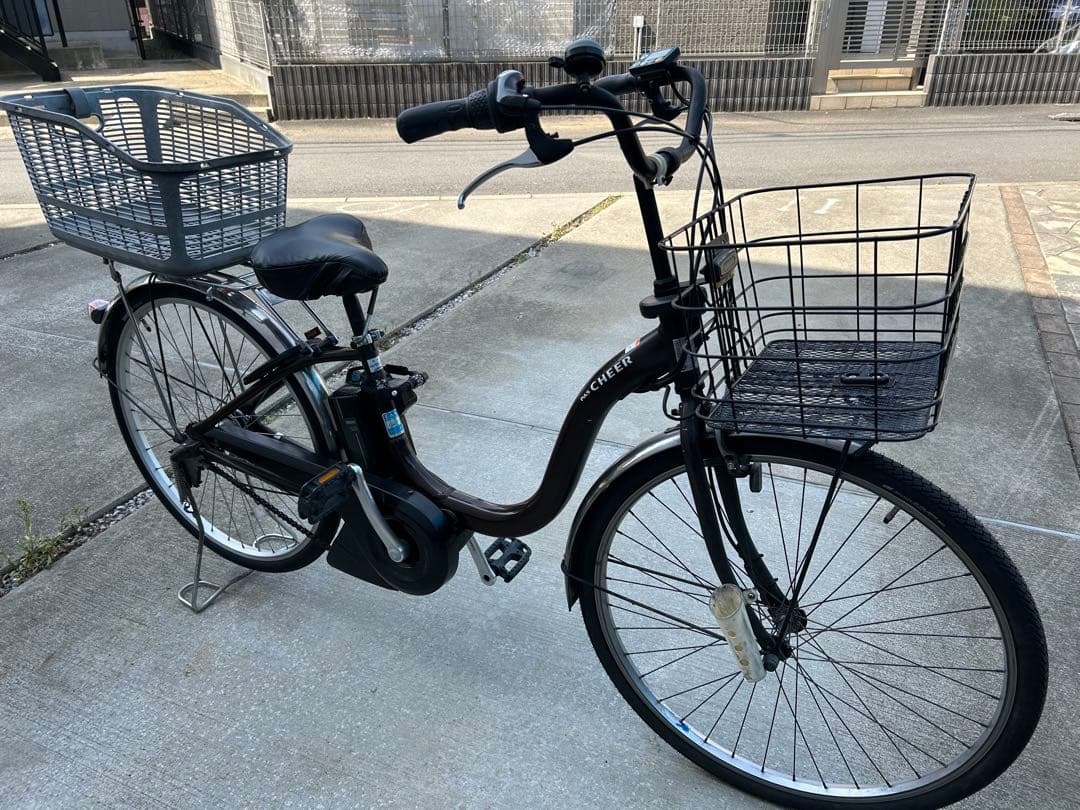 電動アシスト自転車 ブラウン シティタイプ　26型