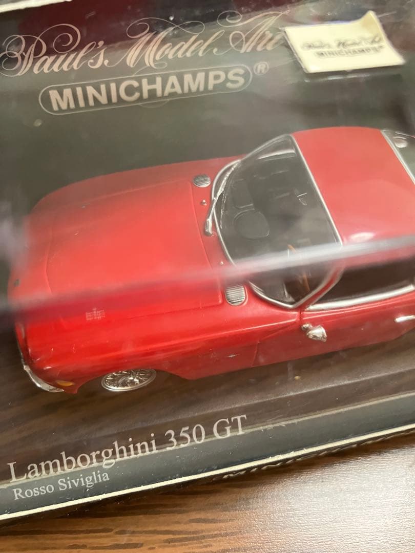 【限定品】MINICHAMPS Lamborghini 350 GT red